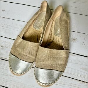 Zara Woman Made-in-Spain Canvas Jute Espadrilles Size 38